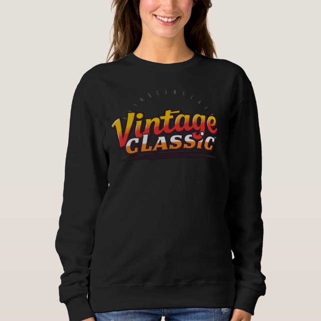 Vintage Klassiker Sweatshirt (Vorderseite)