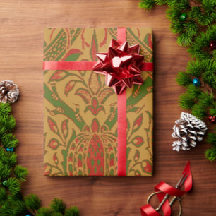 Vintage Klassiker William Morris Weihnachten  Geschenkpapier