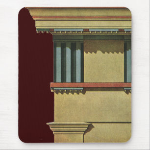 Vintage klassische Architektur, Temple Entablature Mousepad