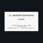 Vintage, klassische Berufliche Visitenkarte<br><div class="desc">Dieses klassische und traditionelle Visitenkartendesign verfügt über einen Namen,  einen Beruf und Kontaktdaten,  die individuell angepasst werden können. Visitenkarten wie diese können von einem beruflichen wie einem Anwalt oder einem Berater verwendet werden.</div>