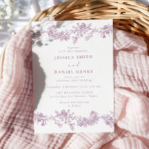 Vintage Klassische Dusty Rose Röte Florale Hochzei