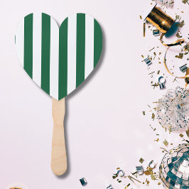 Vintage, klassische Flasche, grün und weiß Streife Fächer