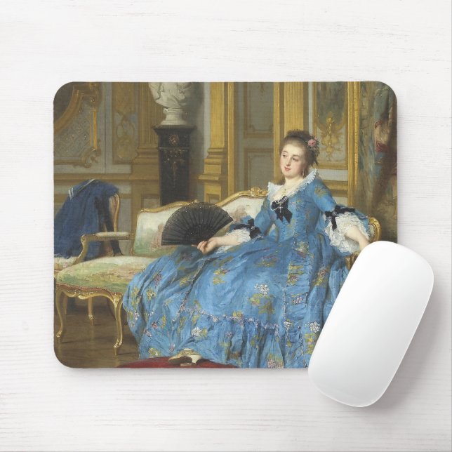 Vintage klassische Malerei mit Sassy Girl Mousepad (Mit Mouse)