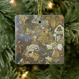 Vintage klassische Storybook-Charaktere, Edmund Du Keramikornament