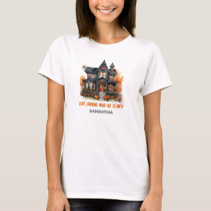 Vintage klassische Tradition Halloween Spuk T-Shirt