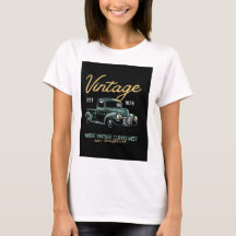 Vintage Klassischer Pickup-Truck Grafik Frauen T-S