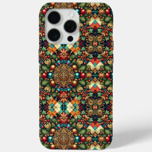 Vintage/klassisches farbenfrohes Weihnachten Case-Mate iPhone Hülle