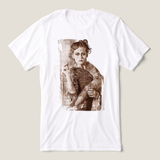 Vintage klassisches Renaissance-Frauenporträt fein Tri-Blend Shirt