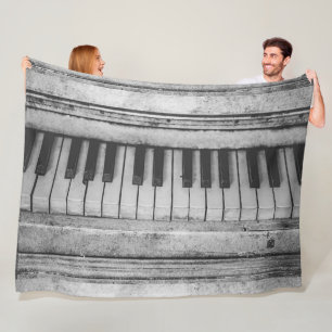 Vintage Klavier-Instrument-Fleece-Decke Fleecedecke