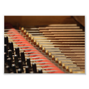 Vintage-Klavier-Stimmstock und Saiten Druck