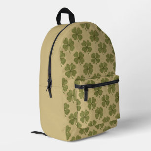 Vintage, Kleeblatt St. Patrick's Day Bedruckter Rucksack