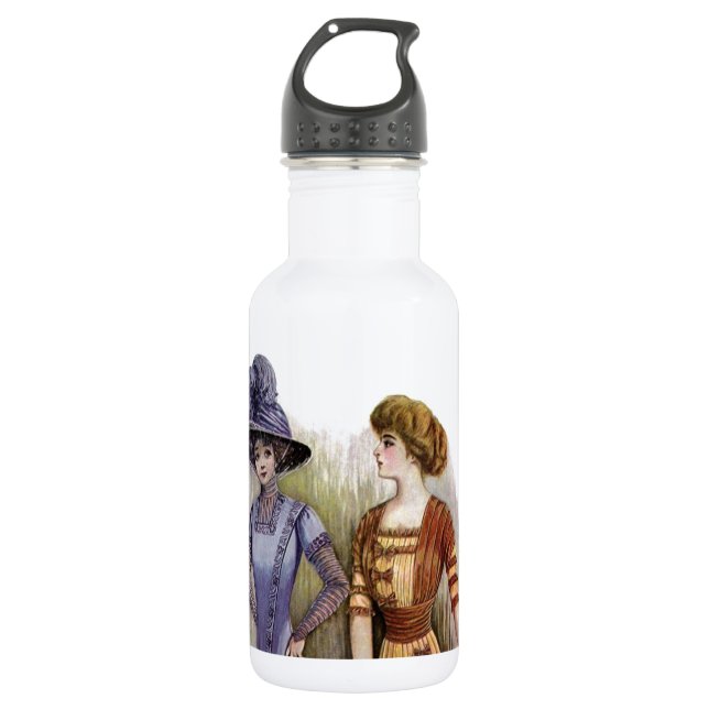 Vintage Kleider Trinkflasche (Vorderseite)