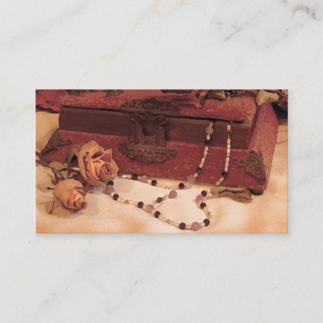 Vintage Kleidung Visitenkarte (Vorderseite)