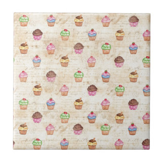 Vintage kleine Kuchen Fliese