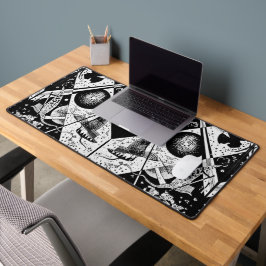 Vintage kleine Welten VI - Kandinsky Abstrakte Kun Schreibtischunterlage