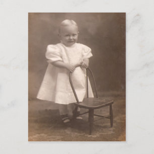 Vintage Kleinkind Postkarte