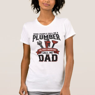 Vintage Klempner-Vater-Gravur-Shirt-Design_1 T-Shirt