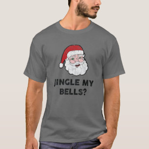 Vintage-Klingel Meine Glocken? Santa-Weihnachtsdes T-Shirt
