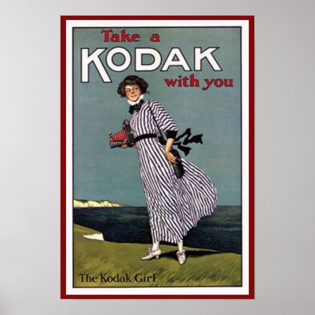 Vintage Kodak-Fotografie Poster (Vorne)