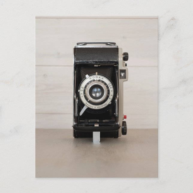 Vintage Kodak-Kamera Postkarte (Vorderseite)
