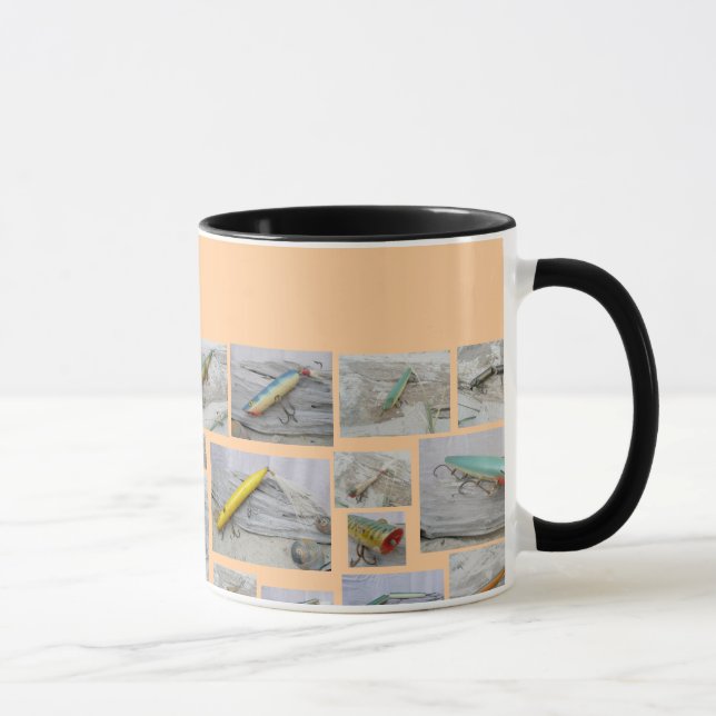 Vintage Köder-Flecken der Bild-Tasse Tasse (Rechts)