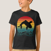 Vintage Koi Fish Sonnenuntergang Landschaft