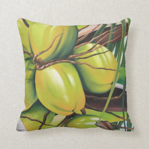 Vintage Kokosnuss-Palme tropisch Kissen