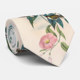 Vintage Kolibris Krawatte