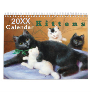 Vintage-Kollektion süßer Kätzchen Kalender