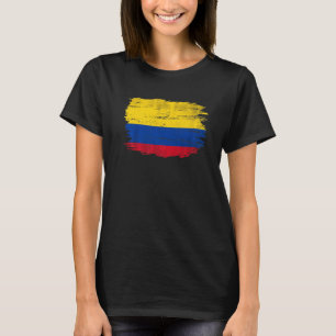 Vintage kolumbianische Flagge für Kolumbien T-Shirt