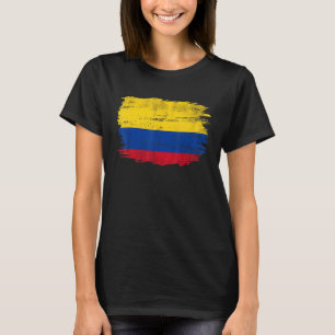 Vintage kolumbianische Flagge für Kolumbien T-Shirt