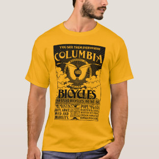 Vintage Kolumbien fährt Anzeige-Shirt rad T-Shirt