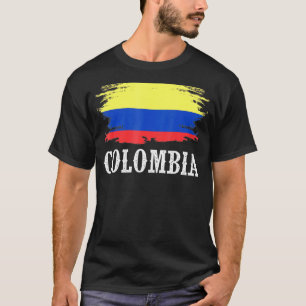Vintage Kolumbien-Flagge Ich liebe Kolumbien T-Shirt