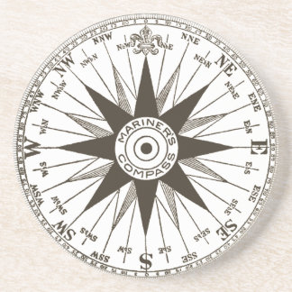Vintage Kompassrose Steinuntersetzer Getränkeuntersetzer