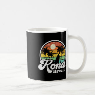 Vintage Kona Beach Hawaii Surfen Hawaiian Surfspor Kaffeetasse