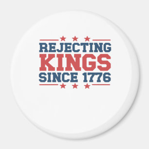 Vintage-Könige-Ablehnung seit 1776 klassischer Sti Magnet