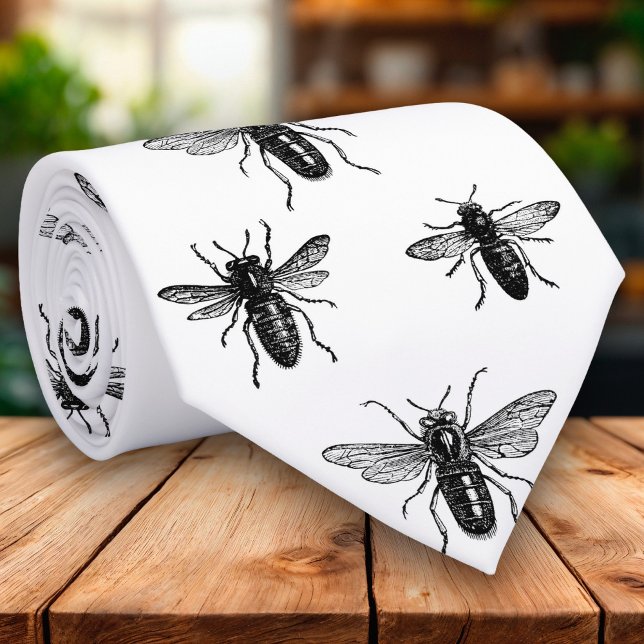 Vintage Königin-Biene u. Krawatte (Von Creator hochgeladen)