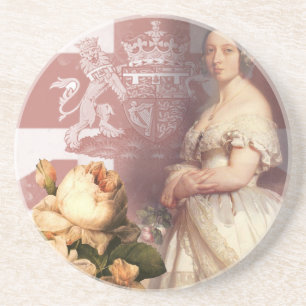 Vintage Königin Victoria Getränkeuntersetzer