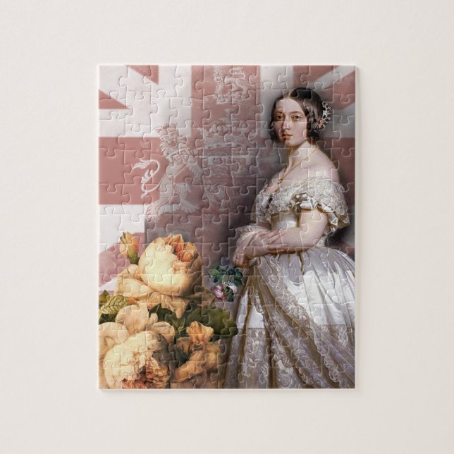 Vintage Königin, Victoria Puzzle (Vertikal)