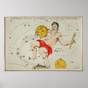 Vintage Konstellation Poster