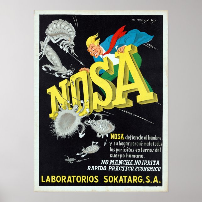 Vintage Kontrolle Poster (Vorne)