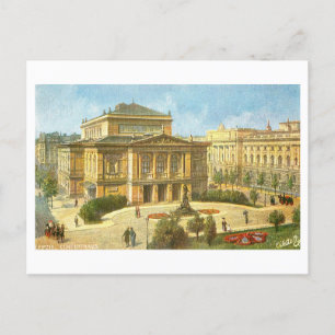 Vintage Konzerthalle Leipzig Deutschland Postkarte