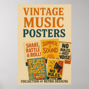 Vintage KONZERTSTELLEN Poster
