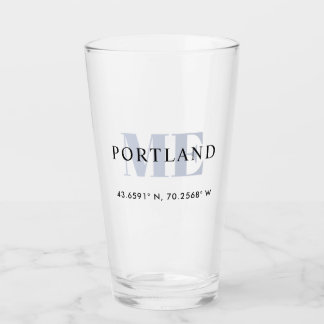 Vintage Koordinaten der länglichen Breitengrad-Sta Glas