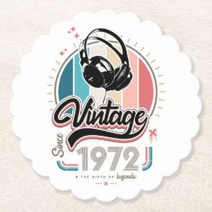 Vintage-Kopfhörer seit 1972 Untersetzer
