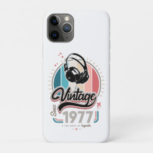 Vintage-Kopfhörer seit 1977 Case-Mate iPhone Hülle