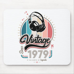 Vintage-Kopfhörer seit 1979 Mousepad