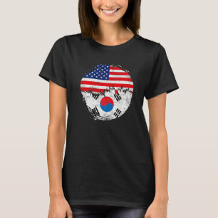 Vintage koreanische Flagge Roots Südkorea Dis T-Shirt