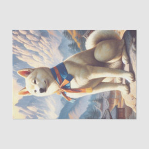 Vintage koreanische Jindo-Illustration Seidenpapier