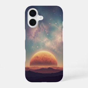Vintage Kosmische Landschaft iPhone 16 Hülle